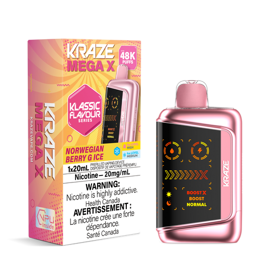 Kraze Mega X - Norwegian Berry G Ice 48K