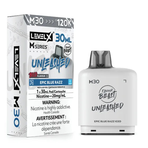 M Series FB Unleashed 120K - Epic Blue Razz Ice